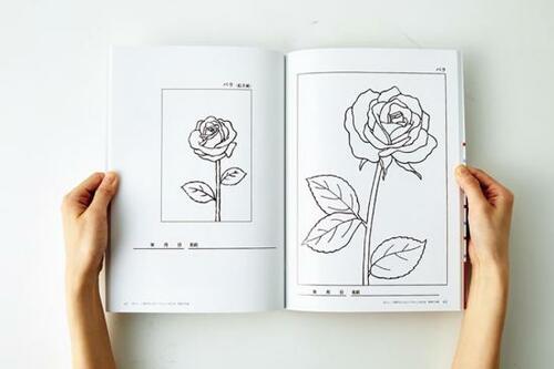 「やさしいぬり絵 春夏の花編」 大人の塗り絵おすすめ イメージ2