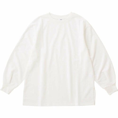 レディースのロンTおすすめ GU ライトスウェットオーバーサイズT〔長袖〕 イメージ