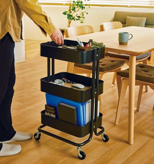 最強にカッコいいワゴンにまとめるのが正解! キッチンワゴンおすすめ イメージ