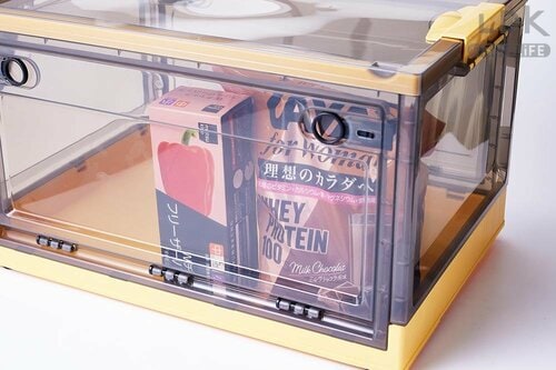 【4位】Hellozebra「収納コンテナ折り畳み式 L」 折りたたみコンテナおすすめ イメージ
