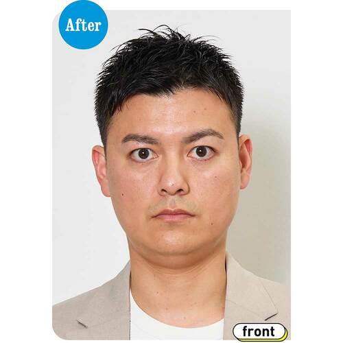 ベリーショートにして、ジェルを使用 メンズヘアジェルおすすめ イメージ