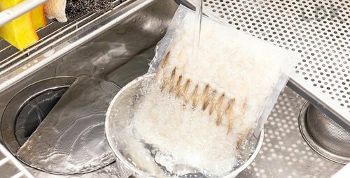 すぐに使う場合は流水に イメージ