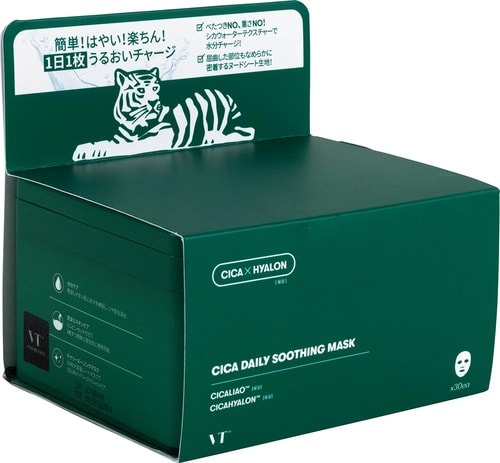 メンズフェイスパックおすすめ VTコスメティック  CICA デイリー スージングマスク イメージ