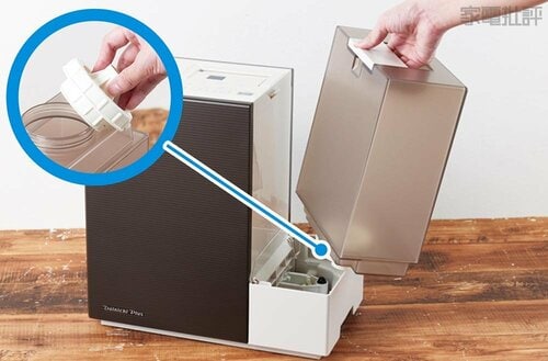 【給水のしやすさ】タンクの取り外しが必須で水道が遠いと大変 加湿器おすすめ イメージ
