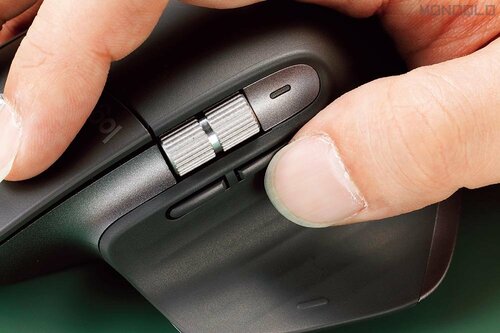 進む・戻るボタン ロジクール「MX MASTER 3S」おすすめ イメージ