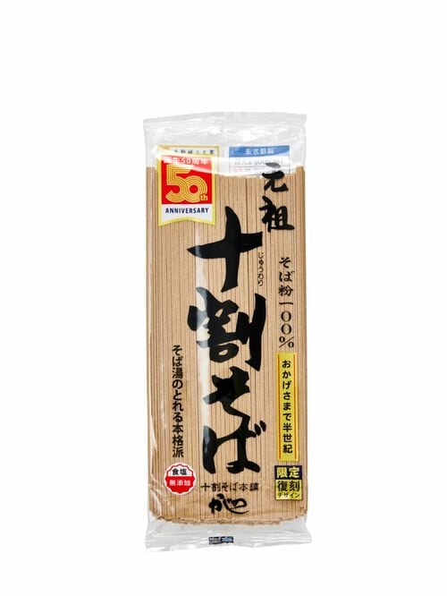 そばの風味も歯ごたえもバッチリ!山本かじの「元祖十割そば」 乾麺蕎麦おすすめ イメージ