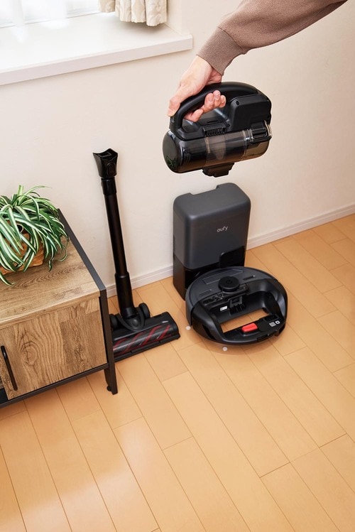 まとめ：スティック・ハンディのゴミ捨てが超ラク アンカー「Eufy Robot Vacuum 3-in-1 E20」おすすめ イメージ