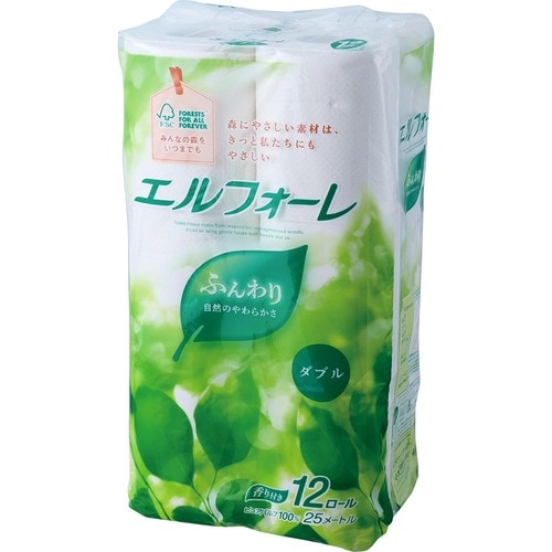 トイレットペーパーおすすめ 大王製紙 エルフォーレ トイレット ティシュー イメージ1