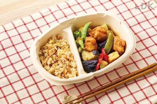 黒酢あんに大きめ野菜がよく絡む! 冷凍食品おすすめ イメージ