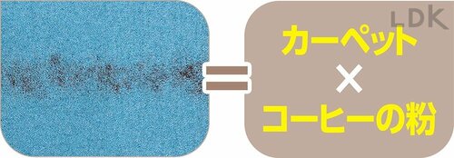 3：カーペット ✕ コーヒーの粉 コードレス掃除機おすすめ イメージ