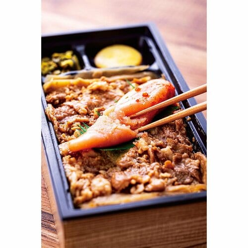 駅弁おすすめ 松栄軒 本場！ 博多辛子めんたい牛焼肉重 イメージ2