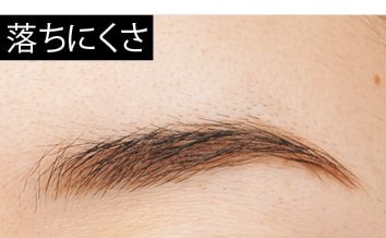 落ちにくさ アイブロウおすすめ イメージ