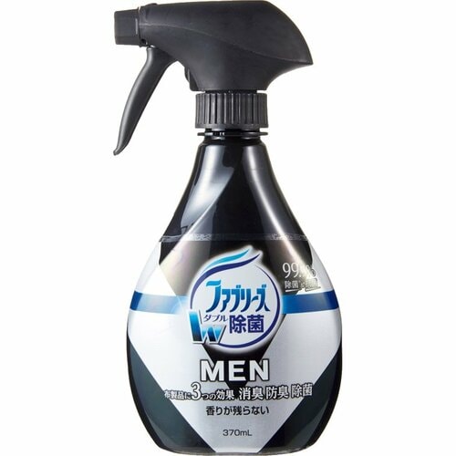 P&G:ファブリーズMEN 消臭スプレー 布用 香りが残らない 370mL:消臭剤
