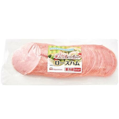 日本ハム 彩りキッチン ロースハム:加工食品