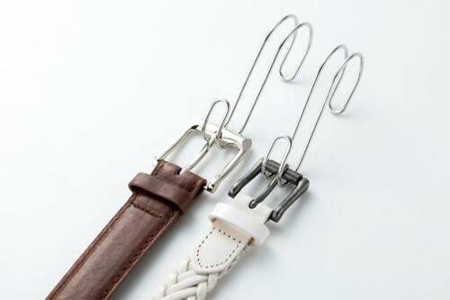 その3：ベルト・帽子の収納無印のS字フックにぶら下げるだけ イメージ3