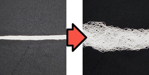 ▼使用前・使用後の変化 デンタルフロスおすすめ イメージ