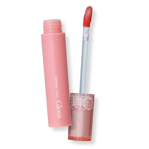 リップグロスおすすめ ロムアンド グラスティングカラーグロス/09 ピーチスパークル イメージ