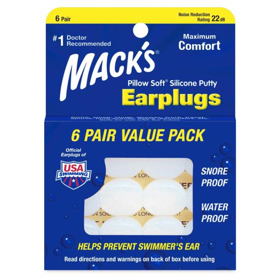 Mack’s Pillow:Mack’s Pillow Soft シリコン耳栓:耳栓