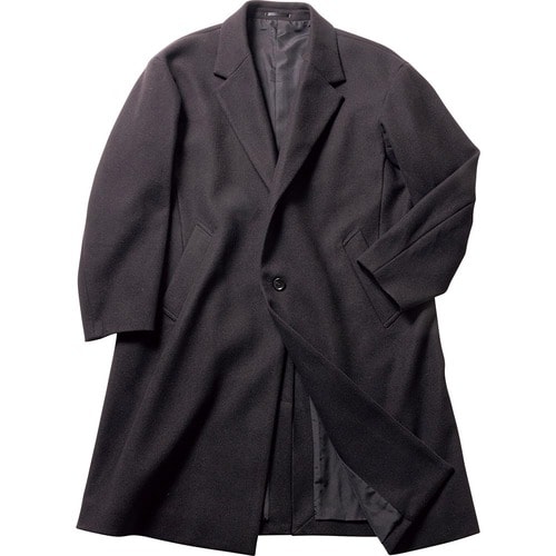 アイテム1：GU「ニットメルトンチェスターコート」 イメージ