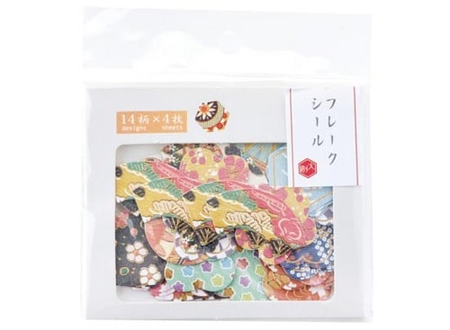 ダイソー(DAISO):フレークシール:文房具