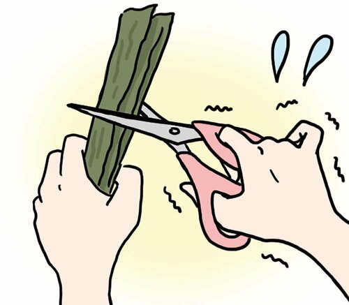 使うたびに手が疲れる キッチンバサミおすすめ イメージ