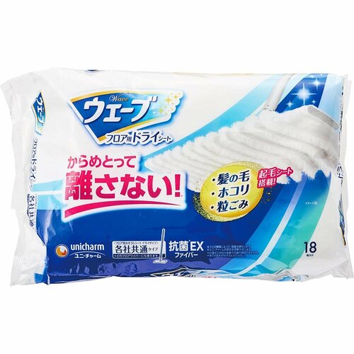 ユニ・チャーム ウェーブ フロア用ドライシート イメージ1