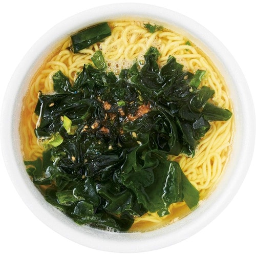 カップラーメンおすすめ エースコック わかめラーメン あさりだし塩 イメージ2