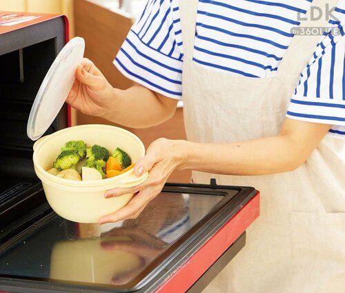 4:野菜の下ごしらえはガスよりレンチン イメージ