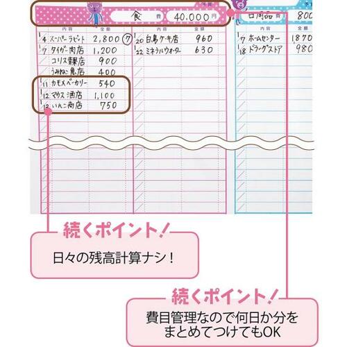 残高に実感がもてる