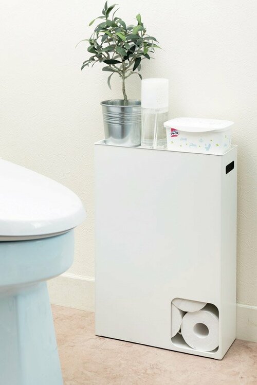 ［トイレ］ペーパーを隠して収納すれば快適空間に！ イメージ2