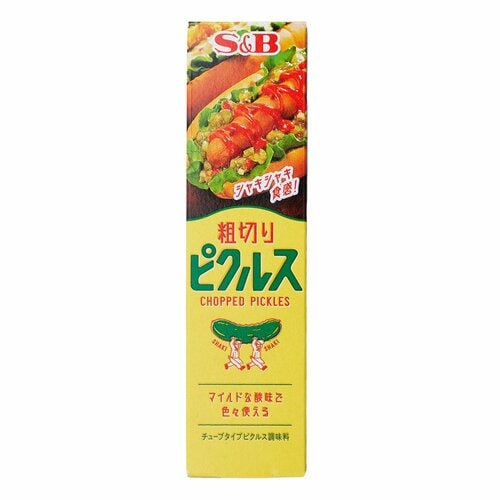 チューブ調味料おすすめ エスビー食品 粗切りピクルス イメージ
