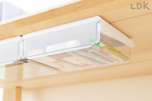しっかり付いて落ちる心配ナシ テーブル下収納おすすめ イメージ2