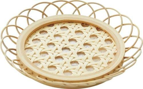 編み込みがキレイ！キャンドゥ「ラタンコースター」 イメージ