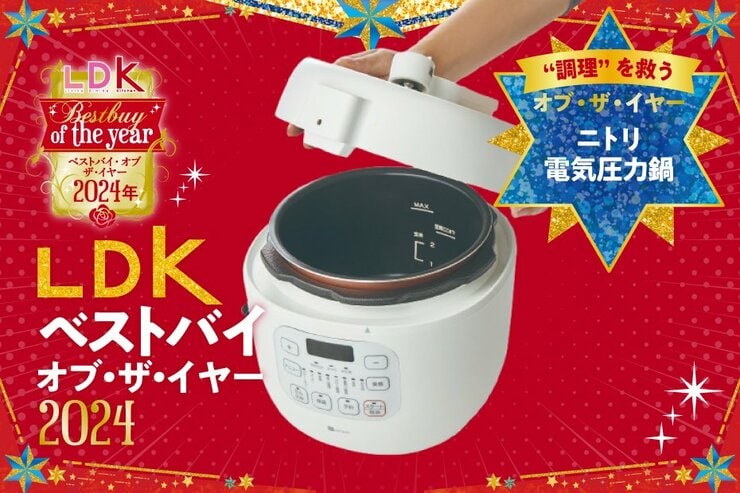 ニトリの電気圧力鍋がタイパ最強！7000円台とは思えない「味しみしみ」に大感動【LDKベストバイ2024】