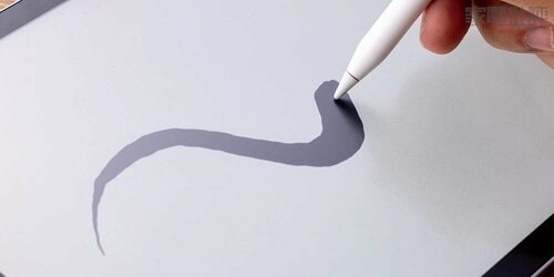 思いどおりに線が書けます ペーパーライクフィルムiPad用保護フィルムおすすめ イメージ