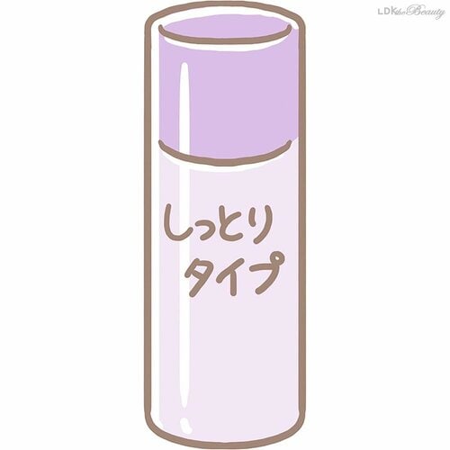 乾燥しなければ化粧水のみでもOKな場合も 保湿化粧水おすすめ イメージ