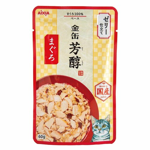 猫用ウェットフードおすすめ アイシア 金缶 芳醇 まぐろ ゼリー仕立て イメージ1