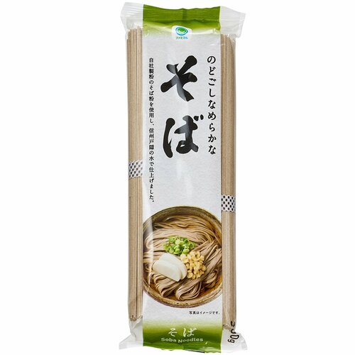 乾麺蕎麦おすすめ ファミリーマート のどごしなめらかなそば イメージ