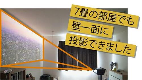 壁との距離も短くできる イメージ