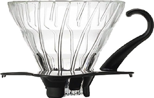 ハリオ「V60 耐熱ガラス 透過ドリッパー01B」 イメージ
