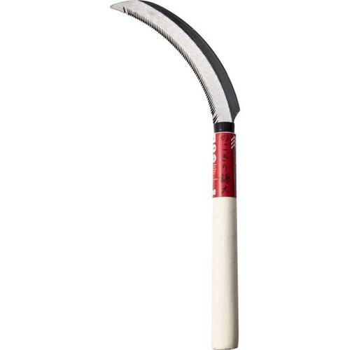 ダイソー「木柄のこぎり鎌」