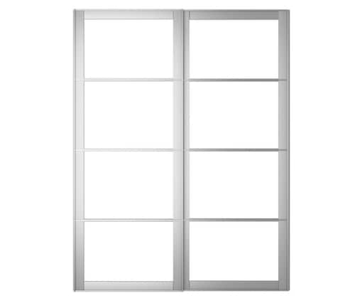 ikea:収納:イケア:インテリア:キッチン:台所:PAX:引き戸用:アルミ枠レール付き