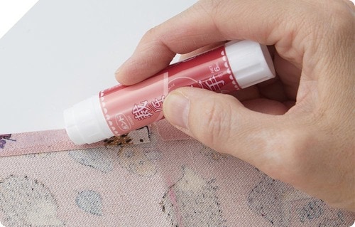 STEP5:ポケット部分に接着剤を塗る イメージ