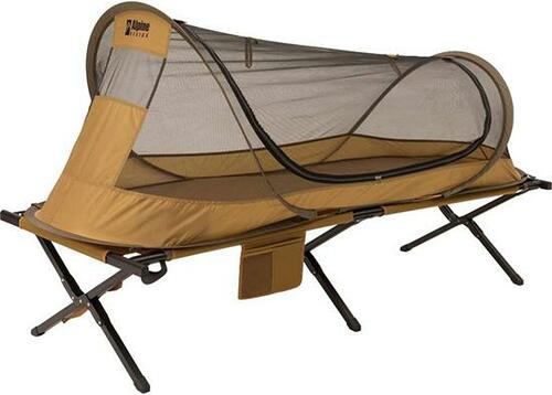 ［ポイント②］接続ベルトでコットの上に蚊帳が完成！ イメージ