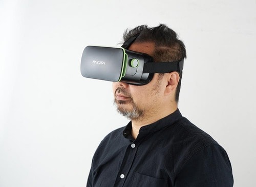 強めな締めつけで装着感がきつめ スマホ用VRゴーグルおすすめ イメージ