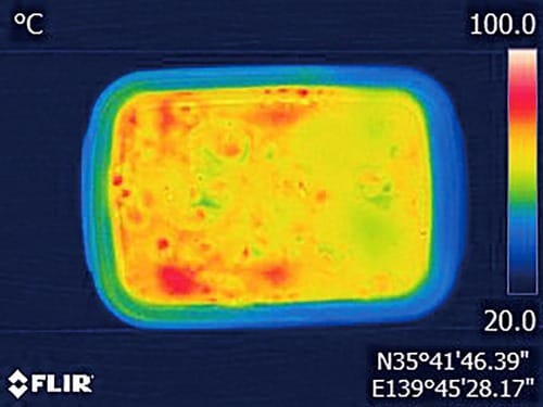 【温めムラ】やや左右差があるもののムラは少ない 単機能電子レンジおすすめ イメージ