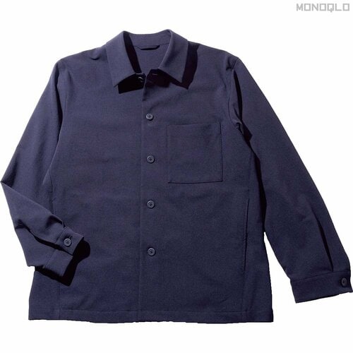 アイテム1:ユニクロ「感動シャツジャケット」 格安メンズファッションコーデおすすめ イメージ