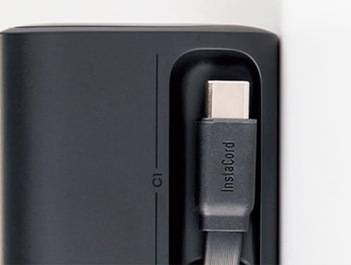 巻取り式USB-Cケーブルは磁石でピタッとくっつく！ 電源タップおすすめ イメージ