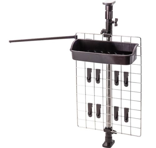 ベストコ:ステンレス突っ張り キッチンツールハンガー ブラウン ND-7833