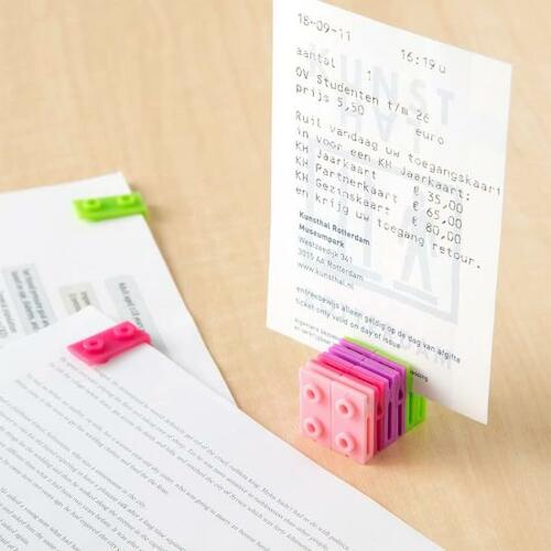 自分だけの形で整理整頓 ミドリ「ブロッククリップ」 イメージ2